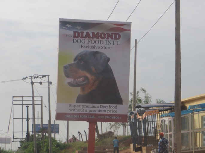 Rottweil ist überall - Werbung in Enugu