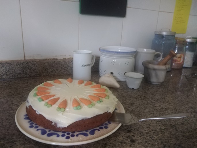 unsere erste Rüblitorte